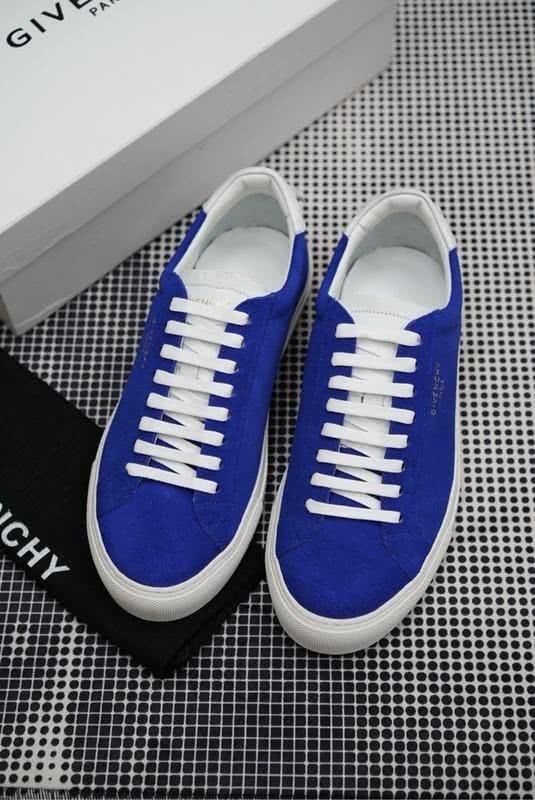 Givenchy Sneakers Blue Upper White Sole And Shoelaces Rubber Sole Men 7