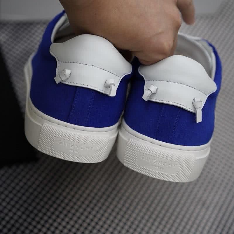 Givenchy Sneakers Blue Upper White Sole And Shoelaces Rubber Sole Men 8