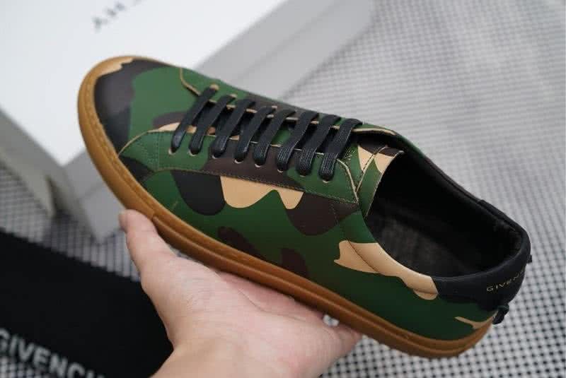 Givenchy Sneakers Green Camouflage Rubber Sole Men 4