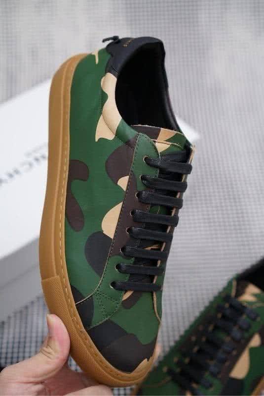 Givenchy Sneakers Green Camouflage Rubber Sole Men 7