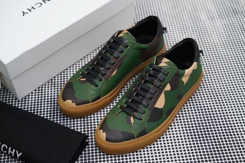 Givenchy Sneakers Green Camouflage Rubber Sole Men 1