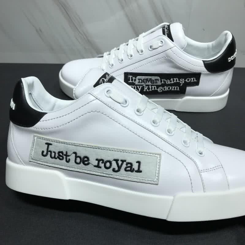 Dolce & Gabbana Sneakers Black Letters White Black Men 6