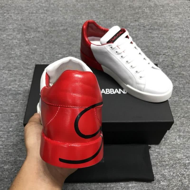 Dolce & Gabbana Sneakers Black Letters White Red Men 8