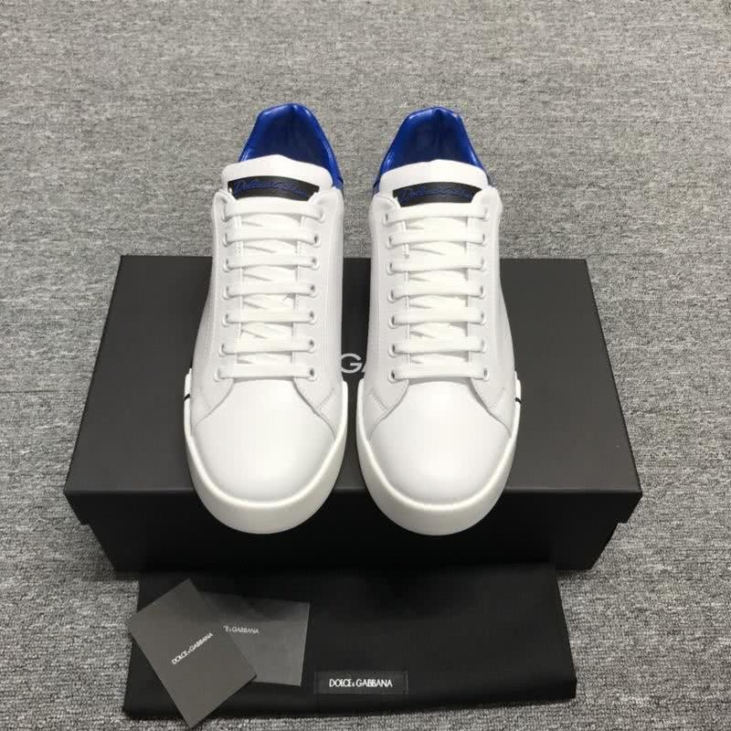 Dolce & Gabbana Sneakers Black Letters White Blue Men 2
