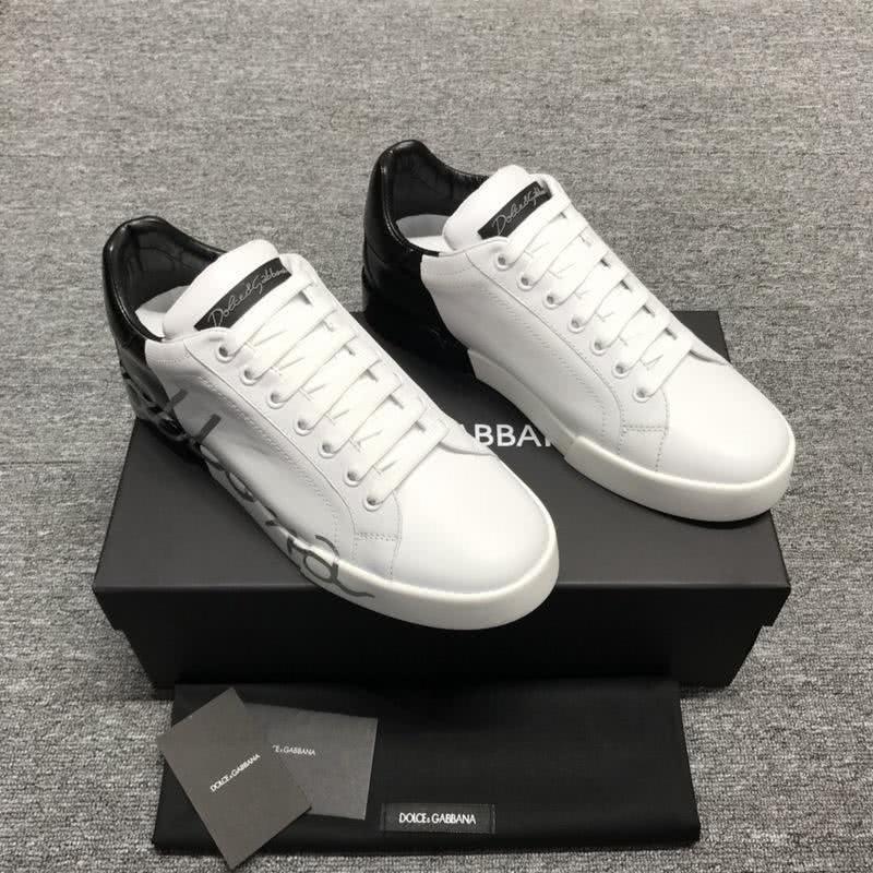 Dolce & Gabbana Sneakers Black Letters White Black Men 3