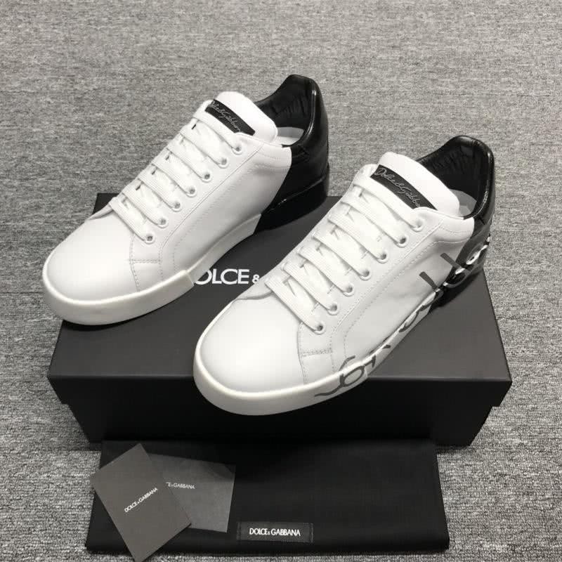 Dolce & Gabbana Sneakers Black Letters White Black Men 1