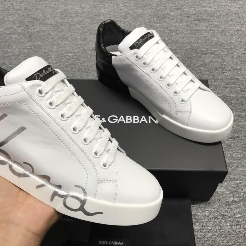 Dolce & Gabbana Sneakers Black Letters White Black Men 5