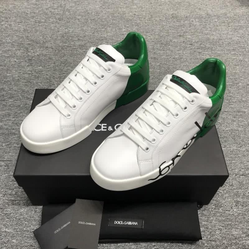 Dolce & Gabbana Sneakers Black Letters White Green Men 1