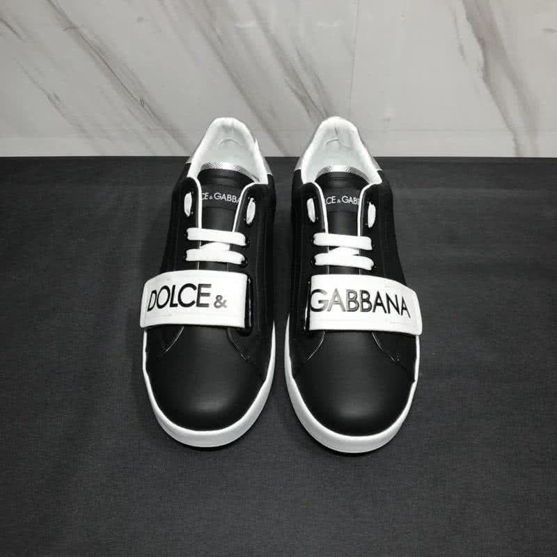 Dolce & Gabbana Sneakers Black White Silver Men 1