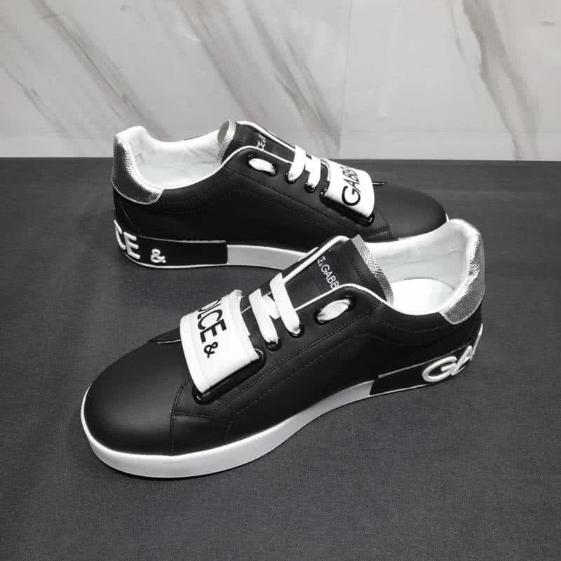Dolce & Gabbana Sneakers Black White Silver Men 2