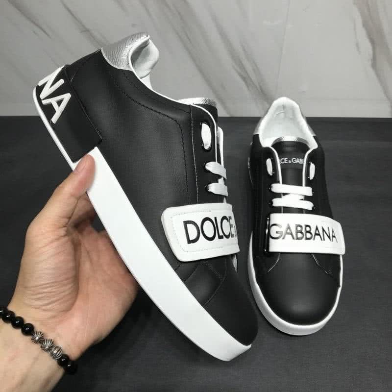 Dolce & Gabbana Sneakers Black White Silver Men 3