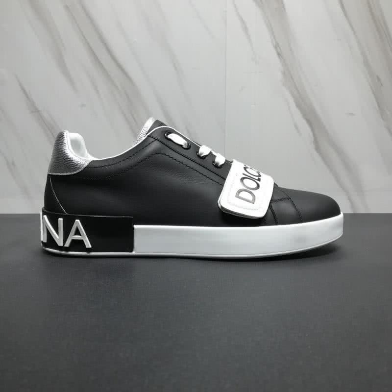 Dolce & Gabbana Sneakers Black White Silver Men 4
