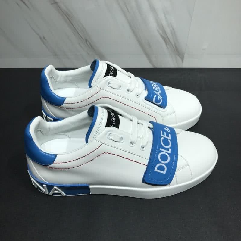 Dolce & Gabbana Sneakers White And Blue Men 2