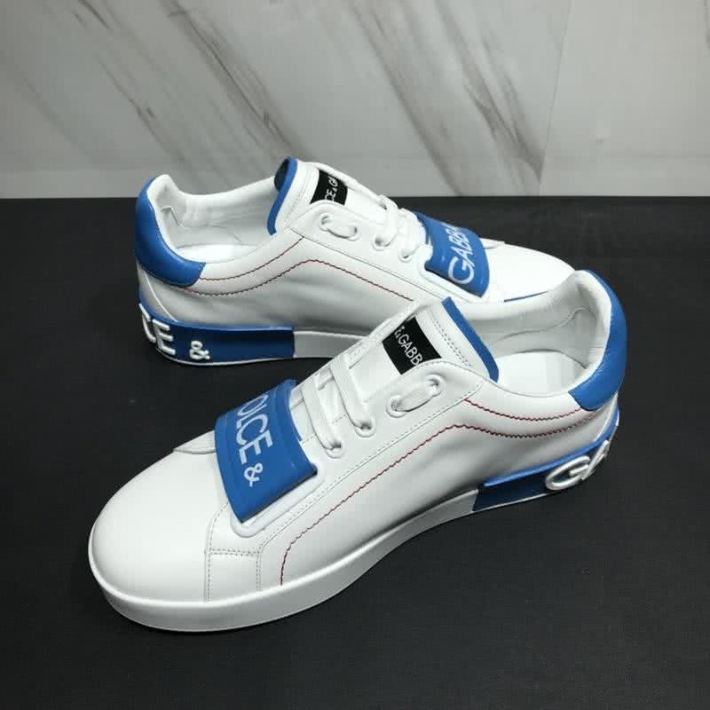 Dolce & Gabbana Sneakers White And Blue Men 3