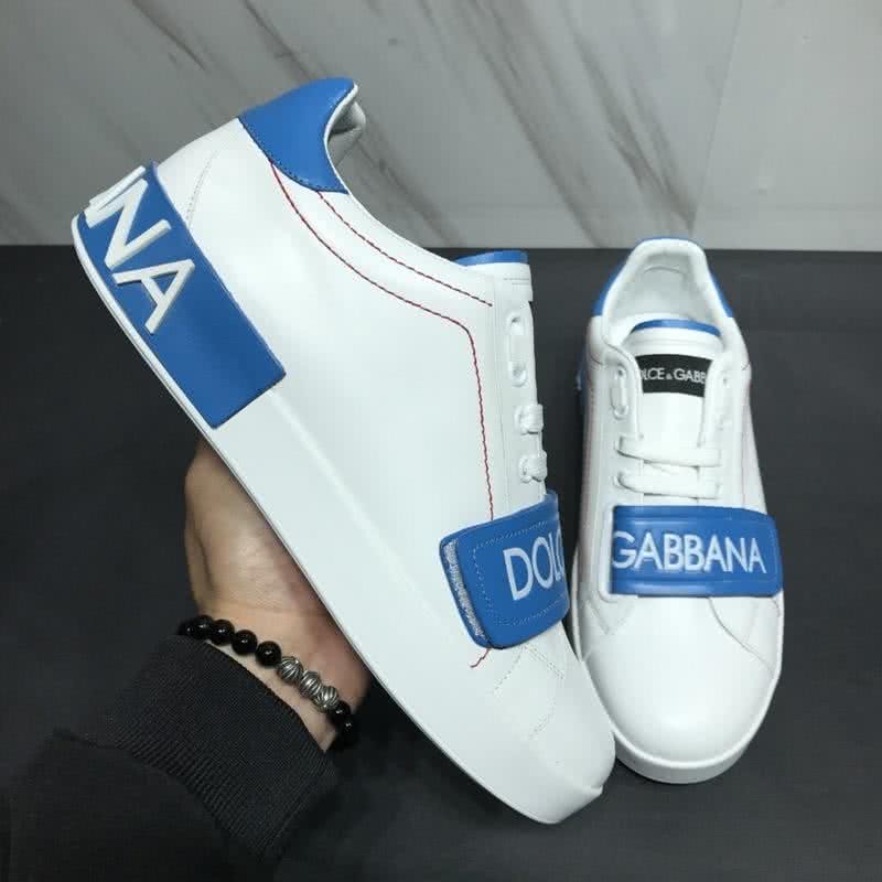 Dolce & Gabbana Sneakers White And Blue Men 4