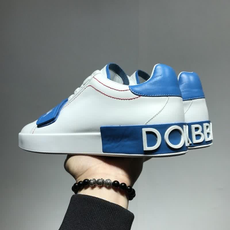 Dolce & Gabbana Sneakers White And Blue Men 6