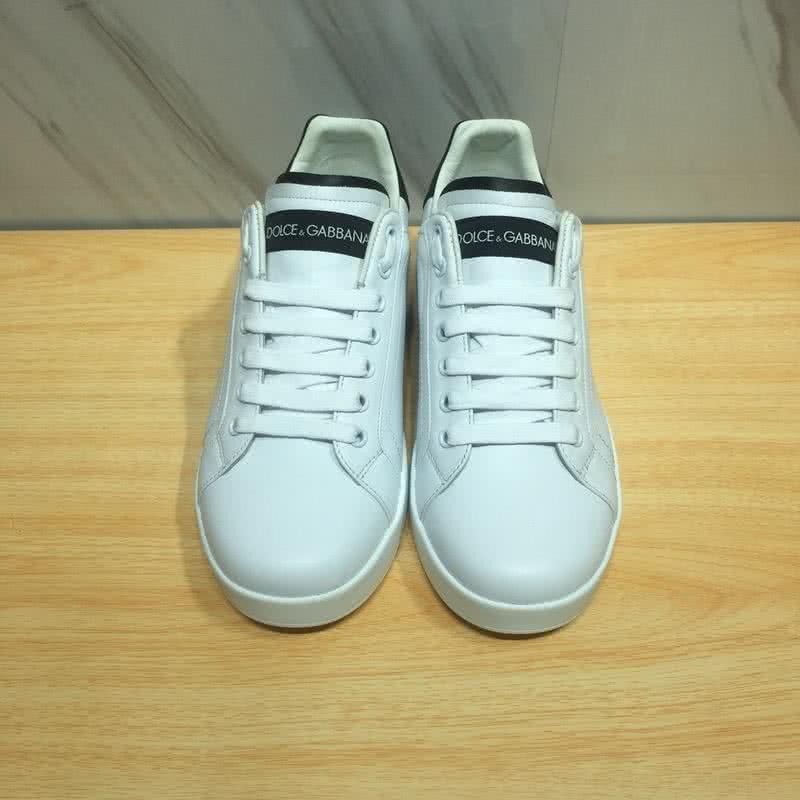 Dolce & Gabbana Sneakers Leather White Letters White Black Men 2