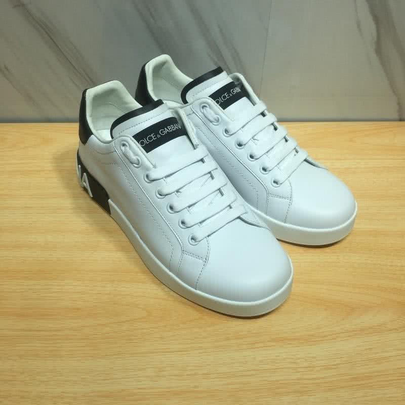 Dolce & Gabbana Sneakers Leather White Letters White Black Men 4