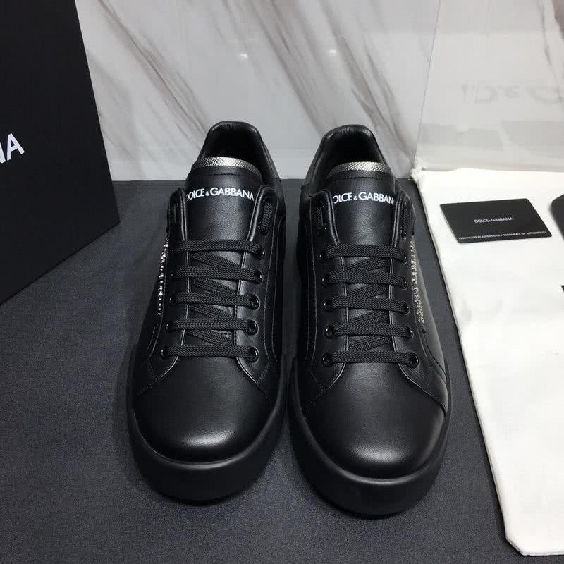 Dolce & Gabbana Sneakers Leather Black Men 3