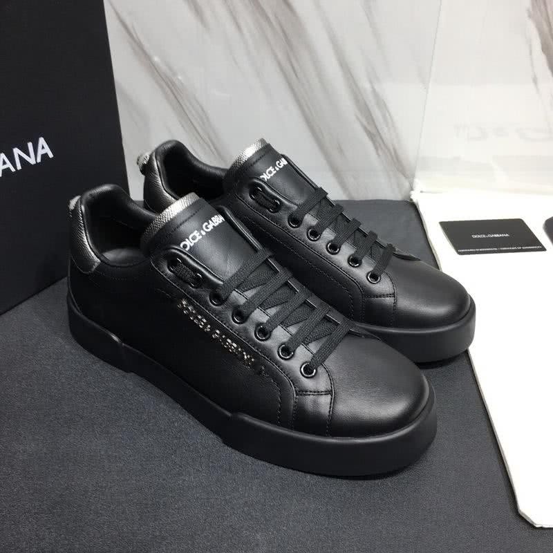 Dolce & Gabbana Sneakers Leather Black Men 2