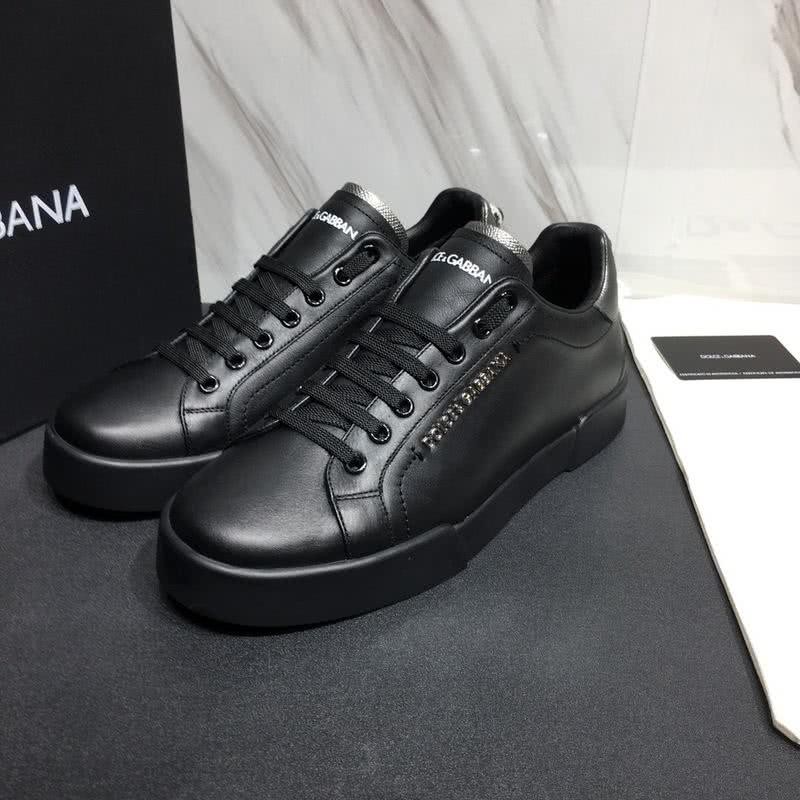Dolce & Gabbana Sneakers Leather Black Men 1