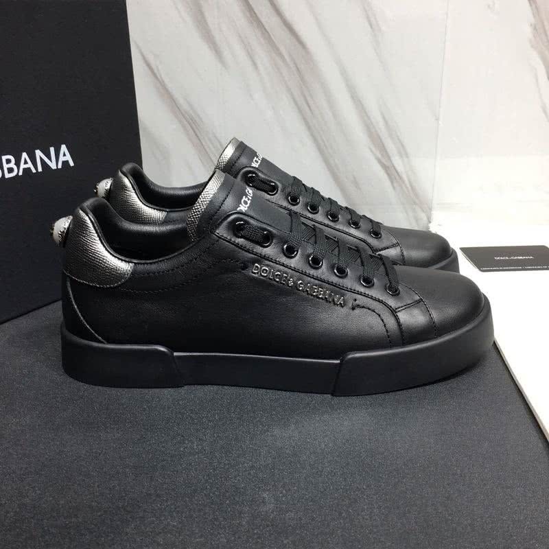 Dolce & Gabbana Sneakers Leather Black Men 4