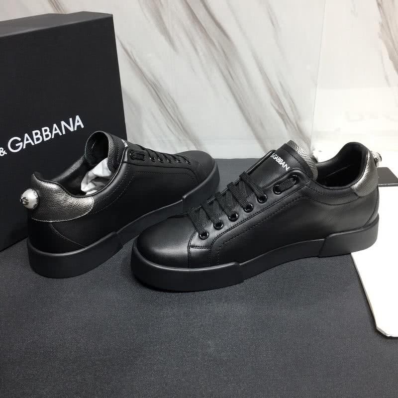 Dolce & Gabbana Sneakers Leather Black Men 5