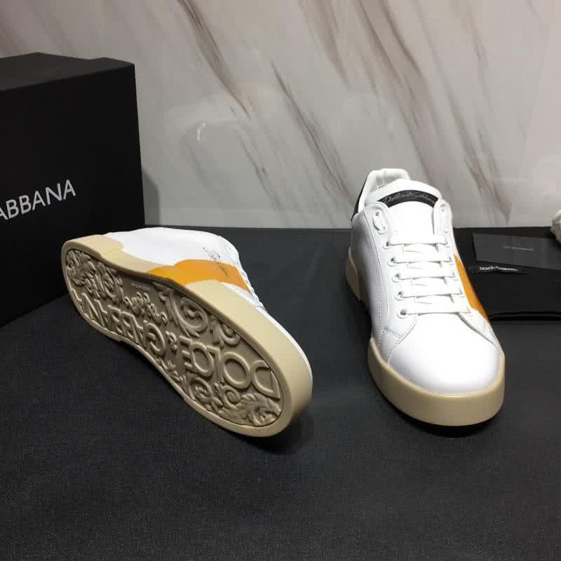 Dolce & Gabbana Sneakers White Orange Black Men 6