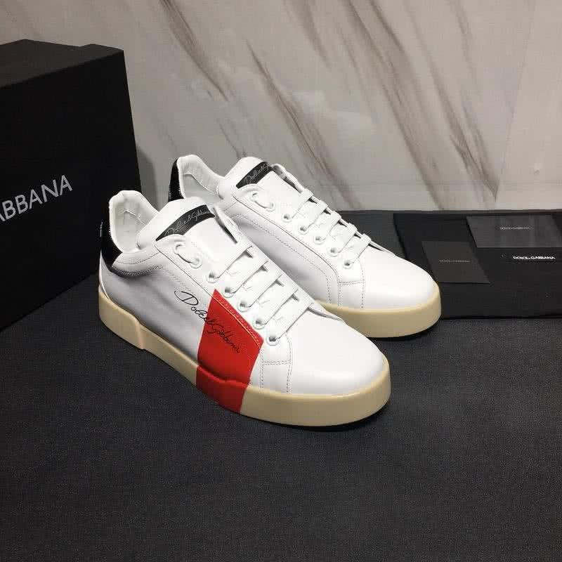 Dolce & Gabbana Sneakers White Red Black Men 3