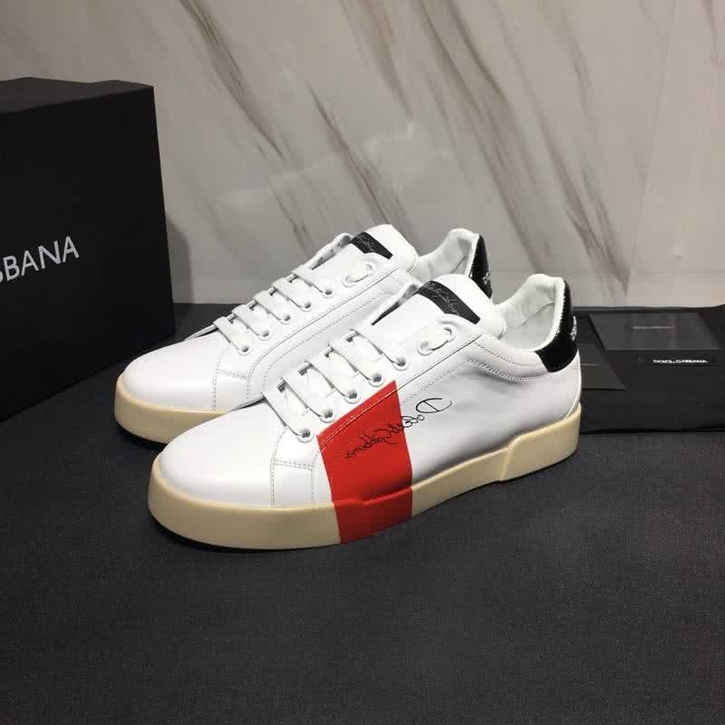 Dolce & Gabbana Sneakers White Red Black Men 1