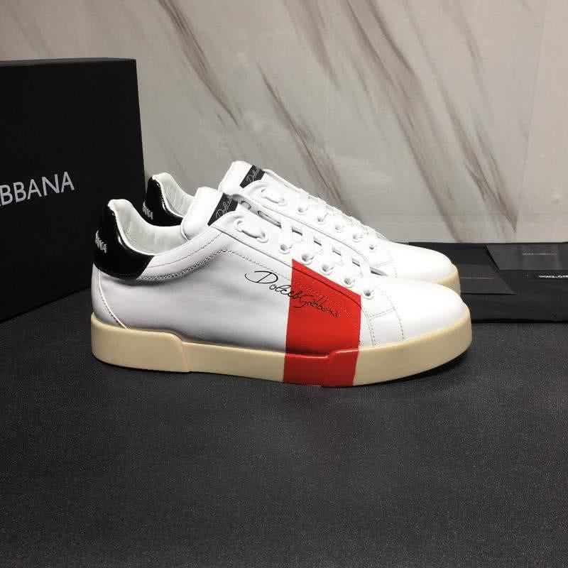 Dolce & Gabbana Sneakers White Red Black Men 4