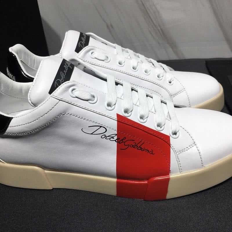 Dolce & Gabbana Sneakers White Red Black Men 8