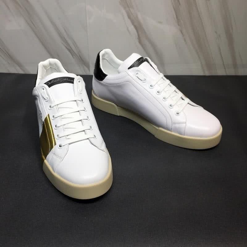 Dolce & Gabbana Sneakers White Golden Black Men 6
