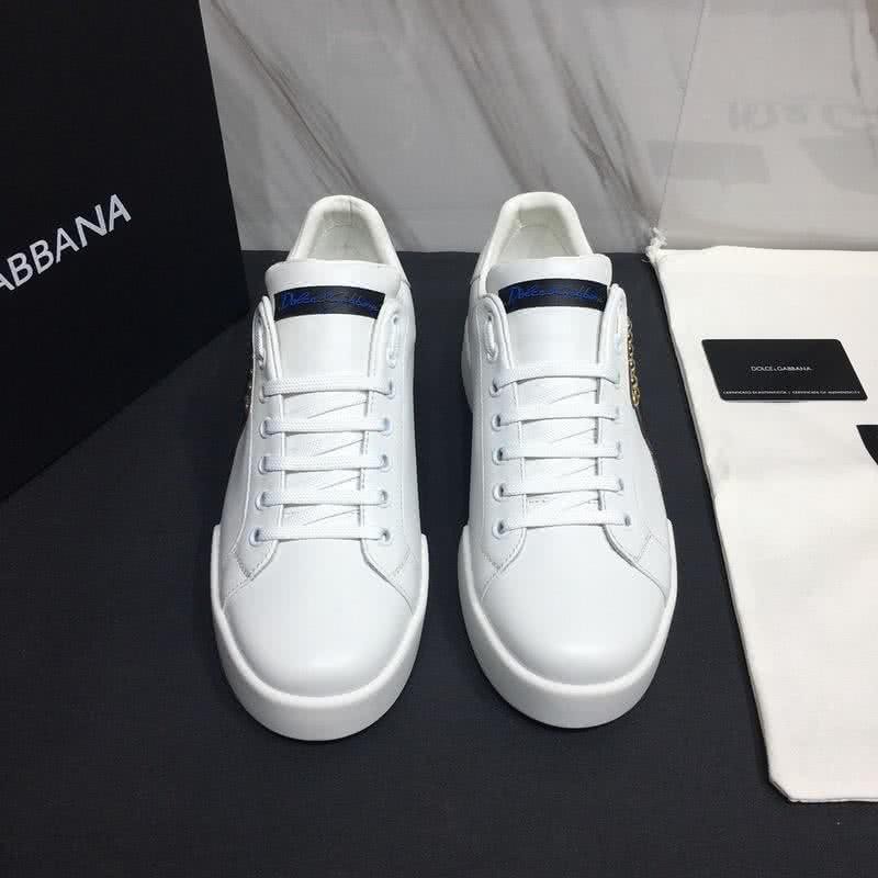 Dolce & Gabbana Sneakers Catoon Golden Pearl White Men 3