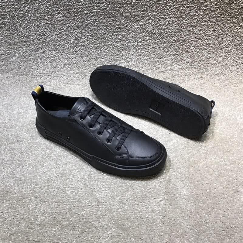 Fendi Sneakers Lace-ups Black Leather Men 5