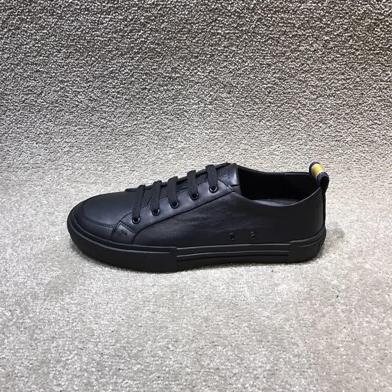 Fendi Sneakers Lace-ups Black Leather Men 6