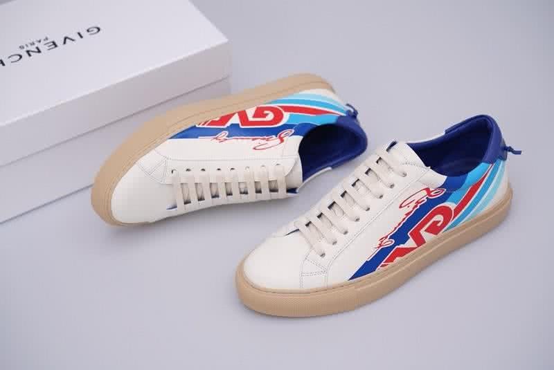 Givenchy Sneakers White Blue Black Rubber Sole Men 4