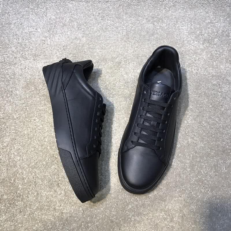 Versace Top Quality Casual Shoes Cowhide Black Men 6