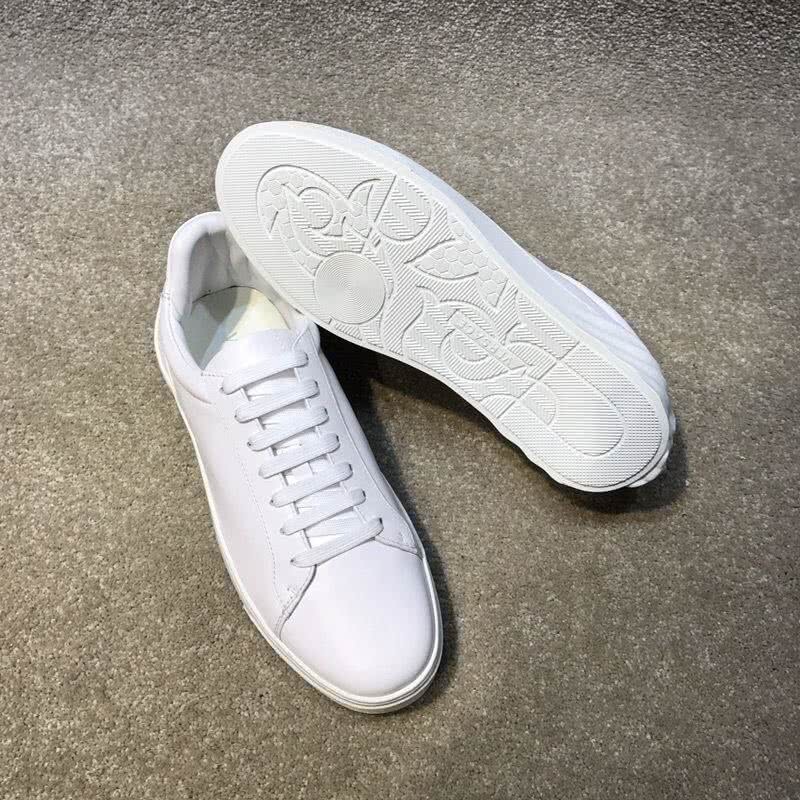 Versace Top Quality Casual Shoes Cowhide White Men 9
