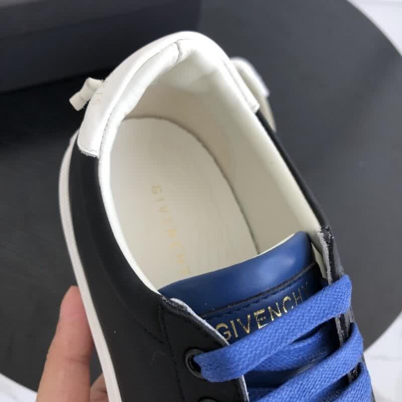 Givenchy Sneakers Black Upper Blue Shoelaces White Sole Men 7
