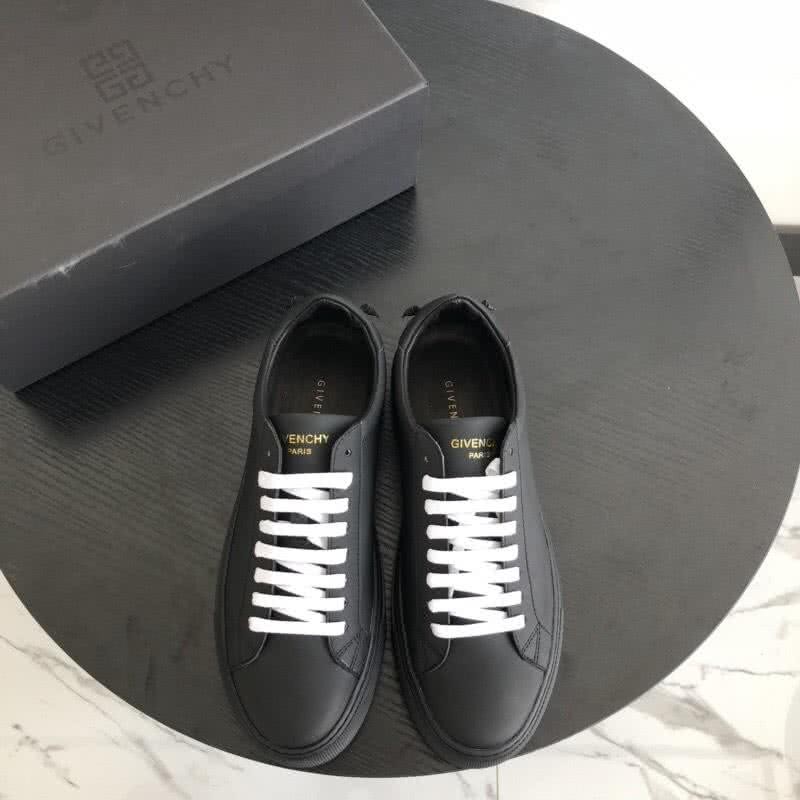 Givenchy Sneakers All Black Upper White Shoelaces Men 2