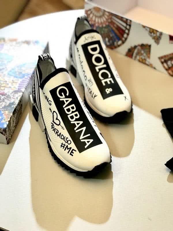 Dolce & Gabbana Sneakers Graffiti White Men And Women 5
