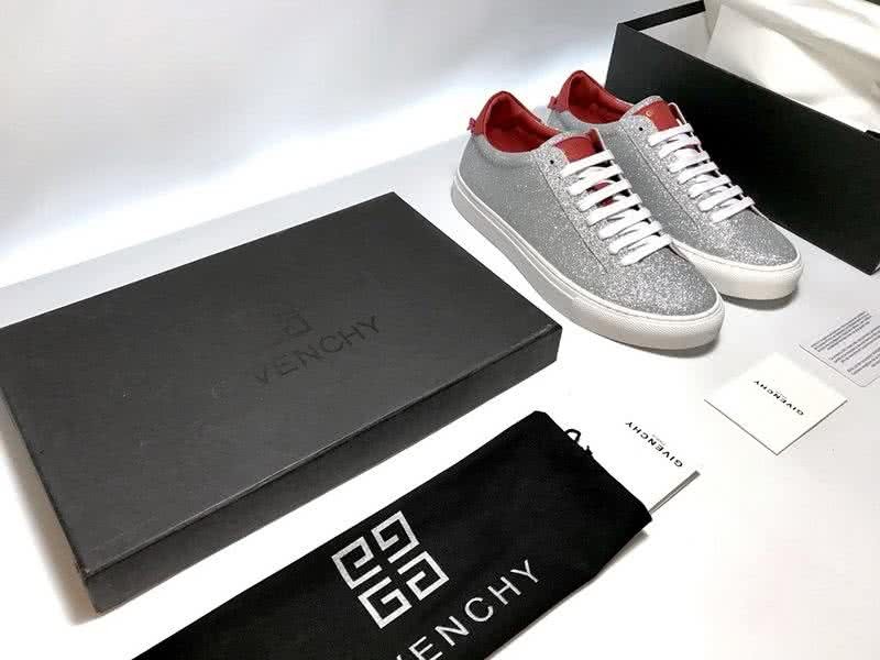 Givenchy Sneakers Silver Wine Upper White Sole Men 4