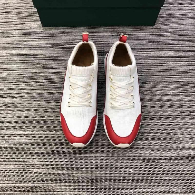 Buscemi Sneakers White And Red Men 3