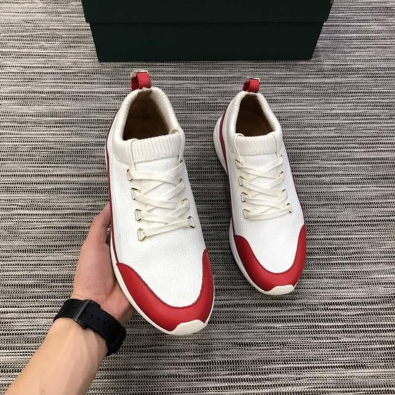 Buscemi Sneakers White And Red Men 2