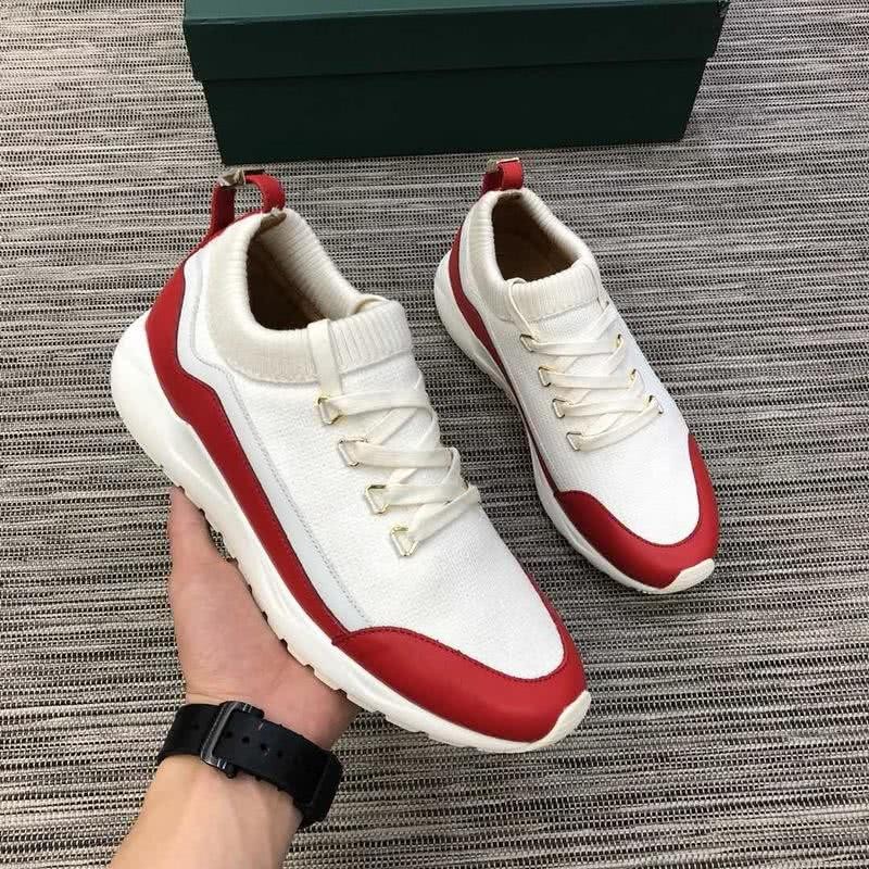 Buscemi Sneakers White And Red Men 5