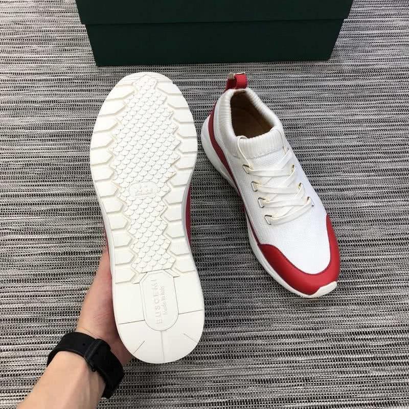 Buscemi Sneakers White And Red Men 6