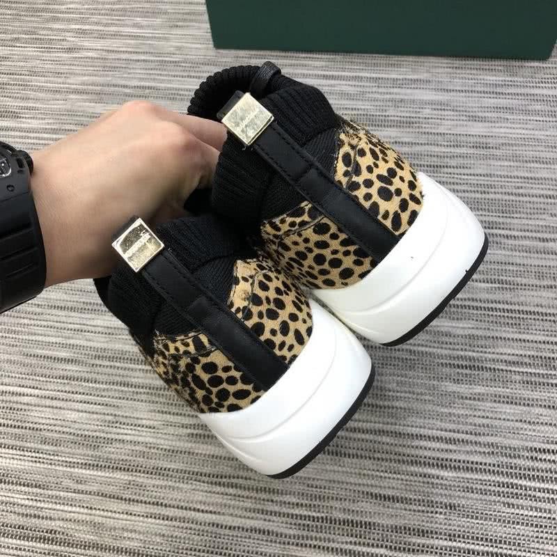 Buscemi Sneakers Black Leopard And White Men 4