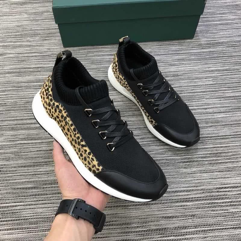 Buscemi Sneakers Black Leopard And White Men 6