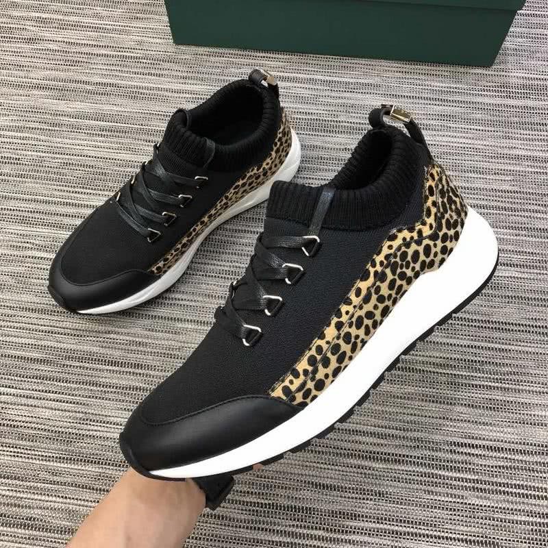 Buscemi Sneakers Black Leopard And White Men 8